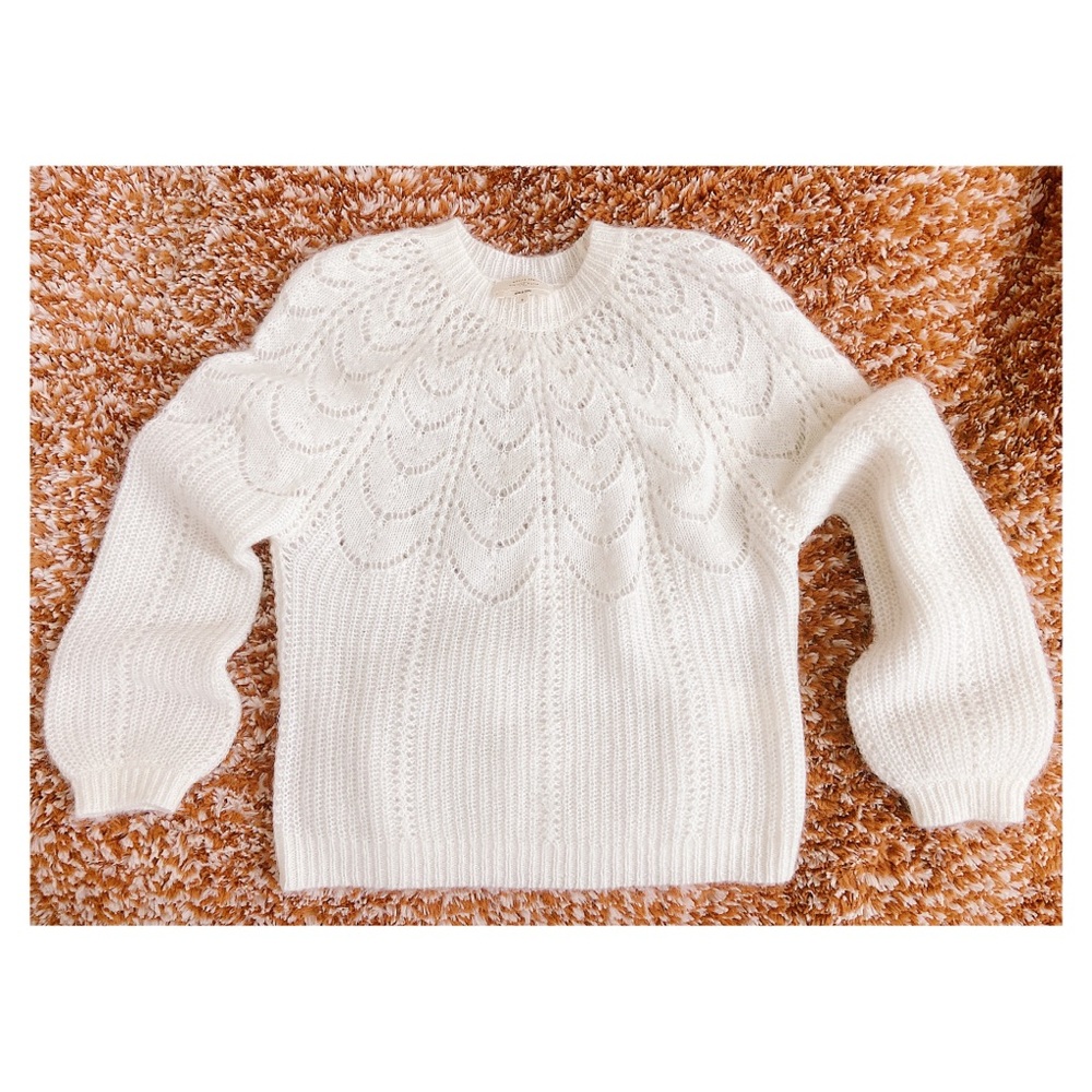 Sézane Paulin Jumper Ecru - Picture 3 of 12